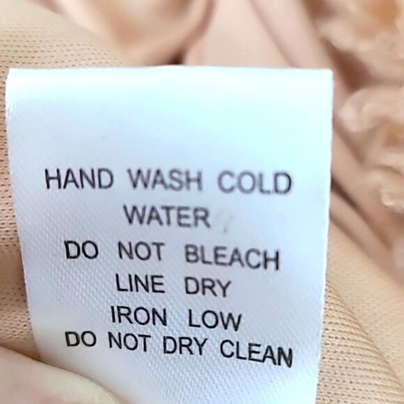 Favlux Furry Sherpa Vest, Large Collar, Tan/Peach Color, Size Large - Picture 9 of 9